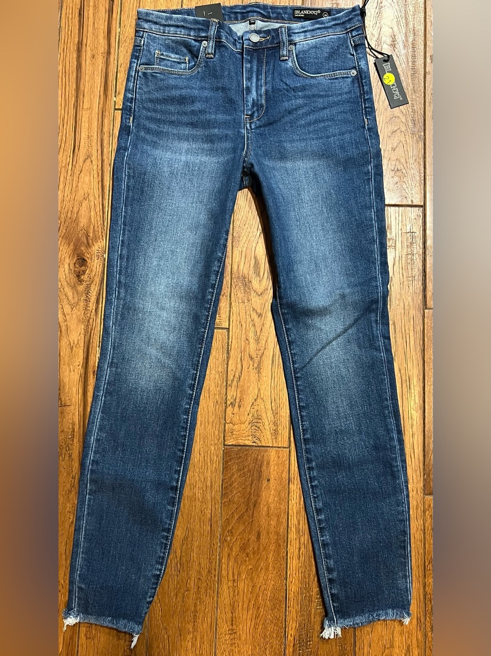 Blank NYC Women’s Blue Jeans The Bond Mid Rise Skinny size 28